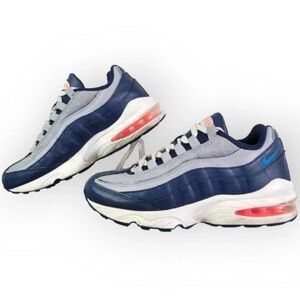 Nike Air Max 270 React Blue Orange White Shoes Sneakers Boy's Youth Size 7Y Kids